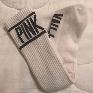 Black and white VS PINK knee socks